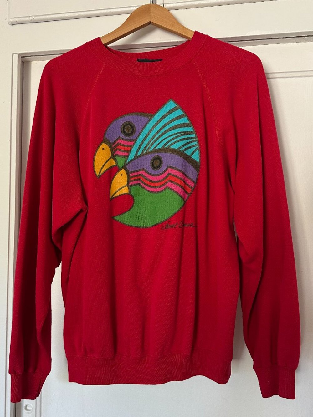 Red Vintage Sweatshirt